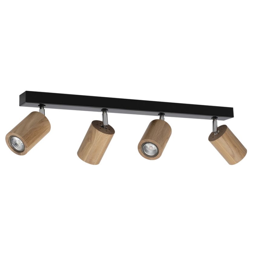 LED Stropné bodové svietidlo MATTI 4xGU10/5W/230V dub