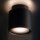 LED Stropné bodové svietidlo SONOR 1xGU10/10W/230V + LED/4W čierna
