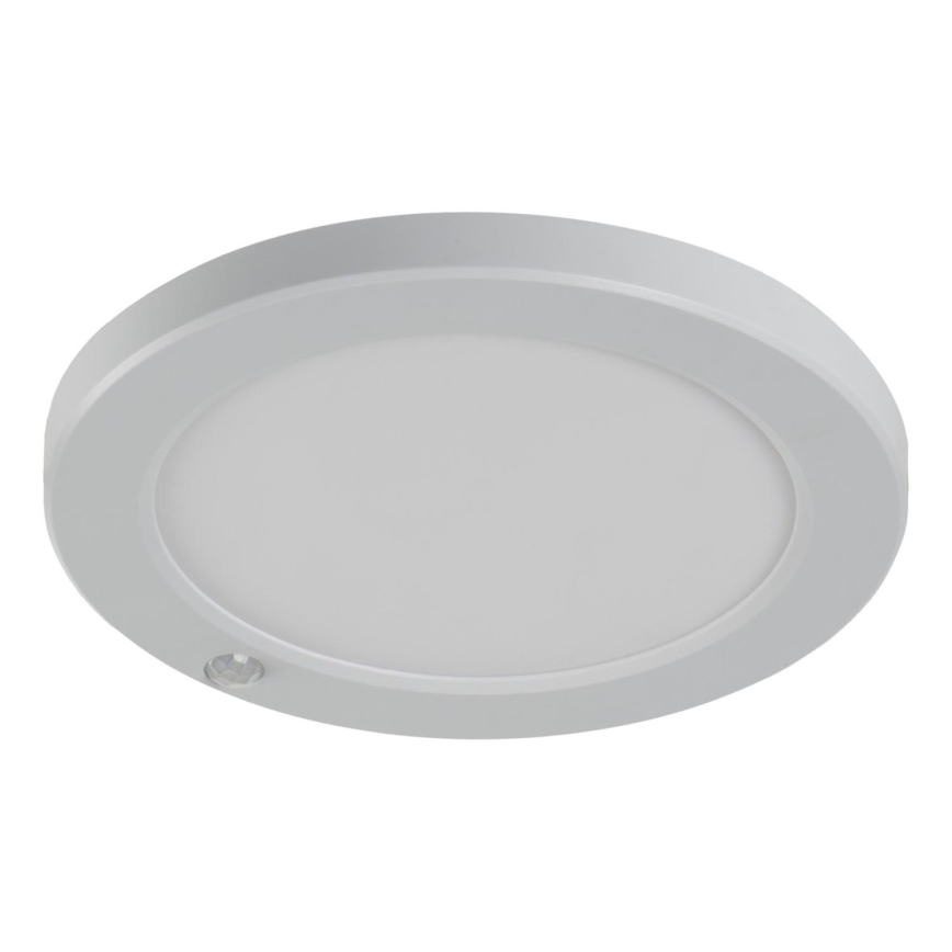 LED Stropné/podhľadové svietidlo so senzorom pohybu 2v1 ERGA LED/17W/230V 3000/4000/6500K biela