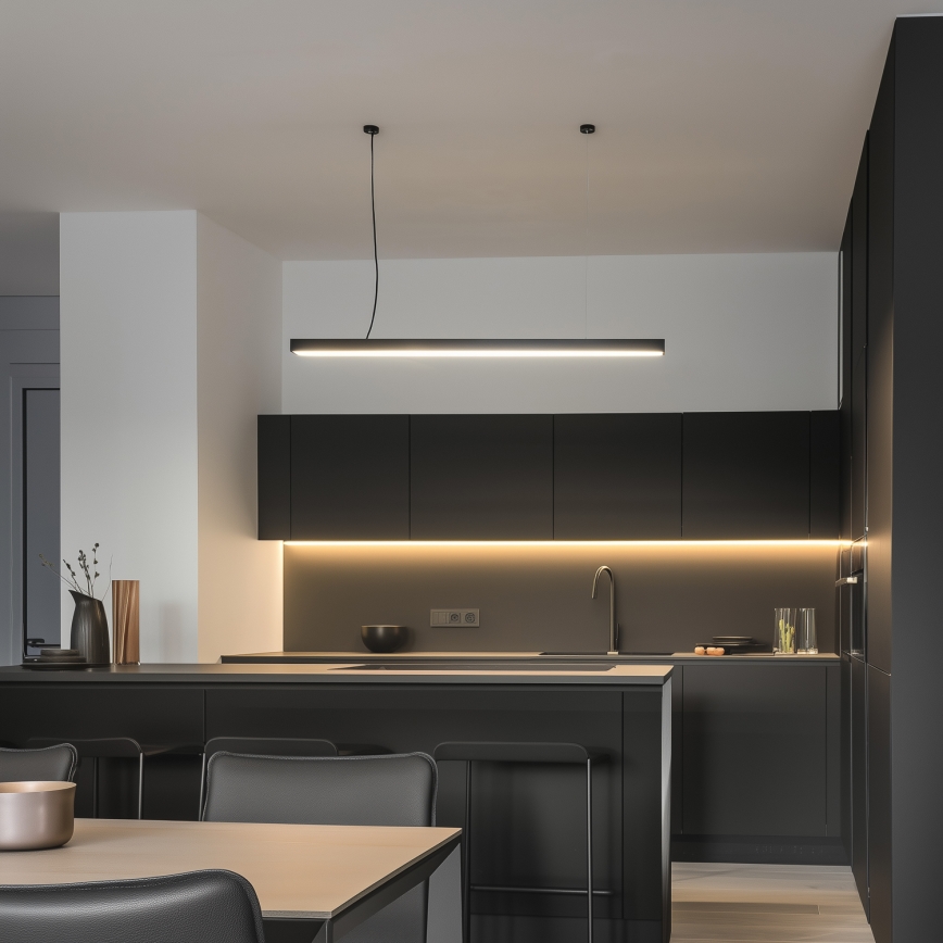 LED stropné prisadené závesné svietidlo CYNIDECO LED/12W/230V 4000K čierna