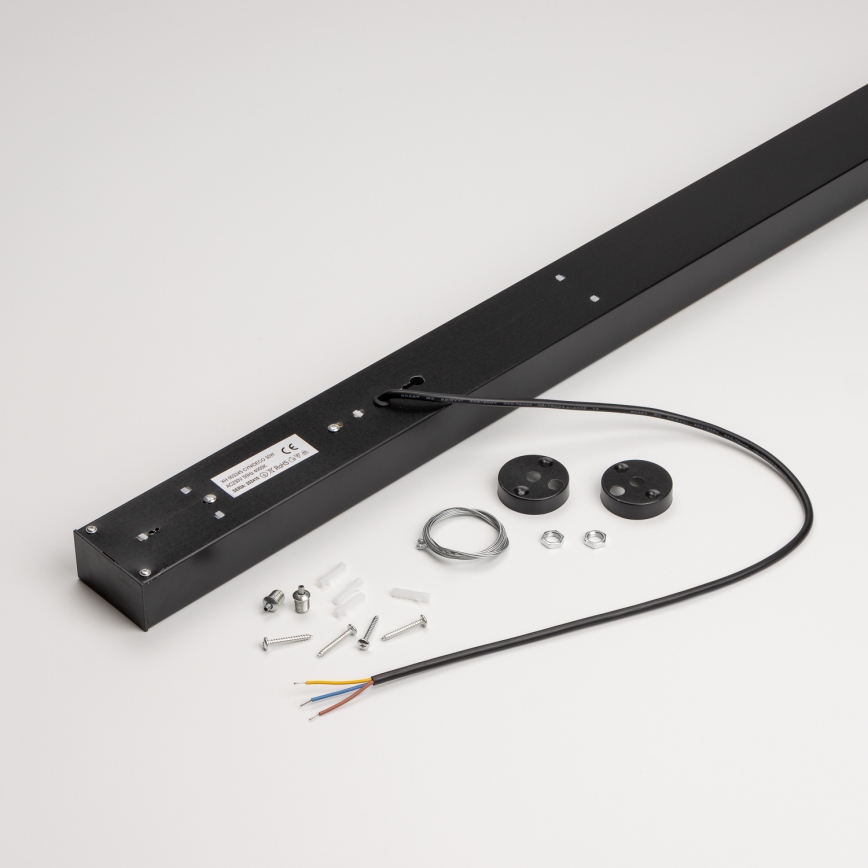 LED Stropné prisadené závesné svietidlo CYNIDECO LED/45W/230V 4000K čierna