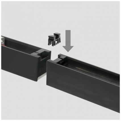 LED stropné prisadené závesné svietidlo KOLINE LED/40W/230V 3000/4000/6500K 120 cm čierne