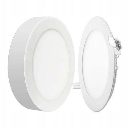 LED Stropné svietidlo 2v1 LED/18W/230V 4500K pr. 22,6 cm biela+