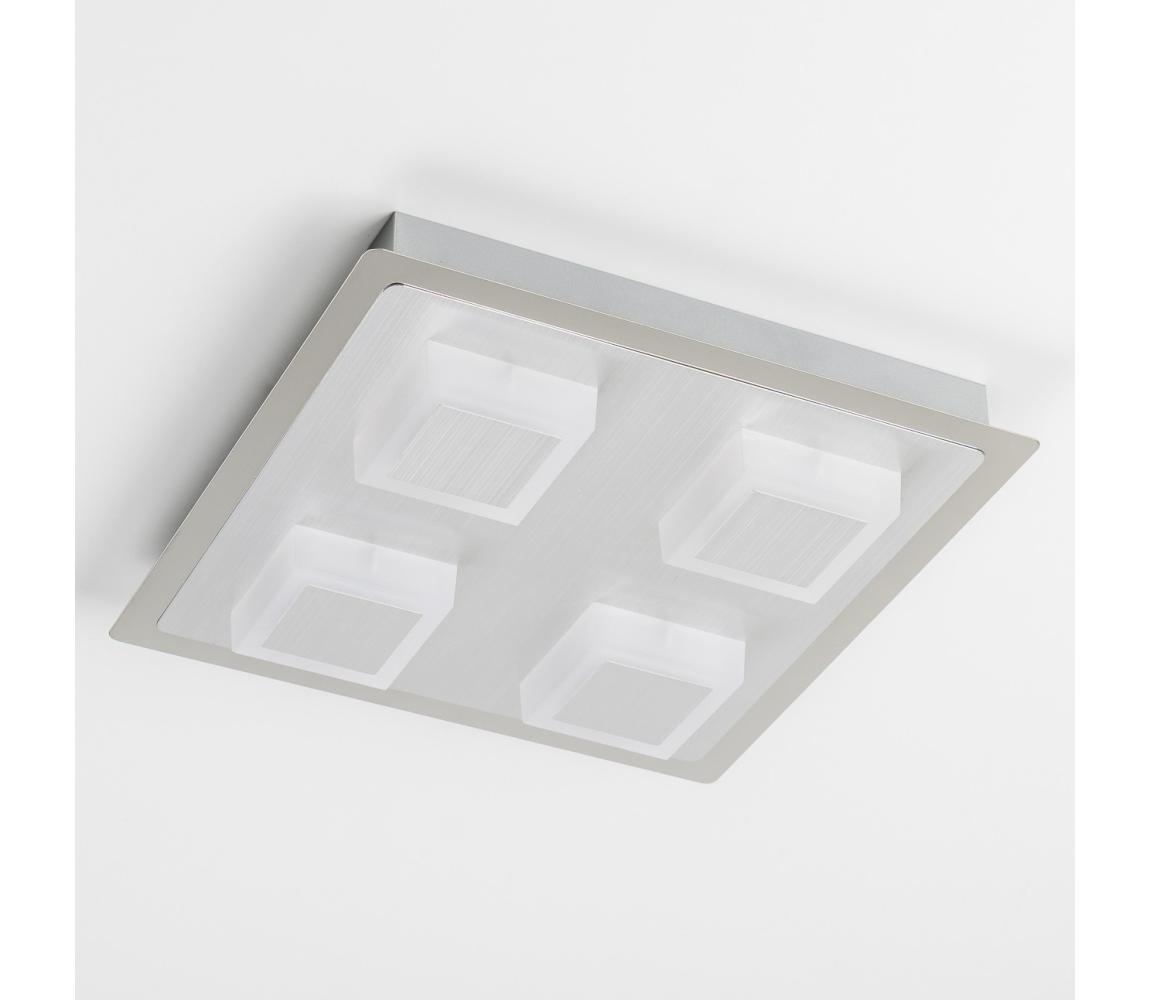 LED stropné svietidlo 4xLED/5W/230V 3000K 28x28 cm matný chróm 9A21943