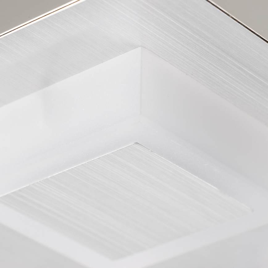 LED stropné svietidlo 4xLED/5W/230V 3000K 28x28 cm matný chróm