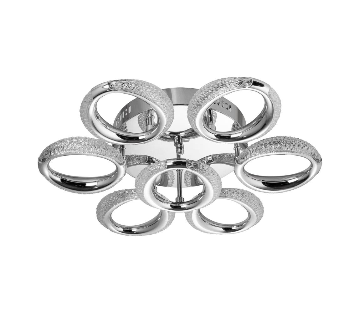 LED Stropné svietidlo 7xLED/14W/230V 3000-5000K pr. 50 cm lesklý chróm P-MX3012/6+1S