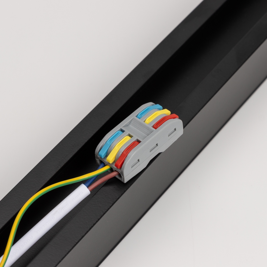 LED stropné svietidlo ALLDAY BASIC LED/20/30/40W/230V 2700/4000/6000K 120 cm čierne