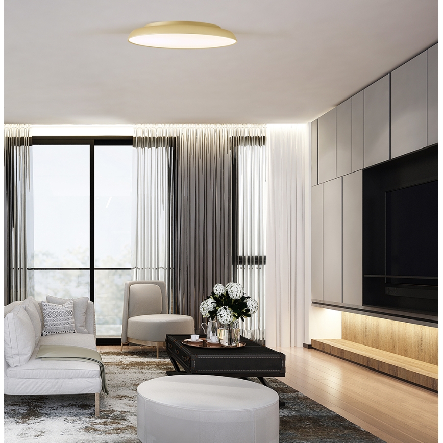 LED stropné svietidlo ART LED/40W/230V zlaté