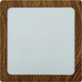 LED Stropné svietidlo BLOCK LED/12W/230V 4200K 16,3x16,3 cm hnedá