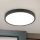 LED Stropné svietidlo BULLY LED/24W/230V pr. 24 cm čierna