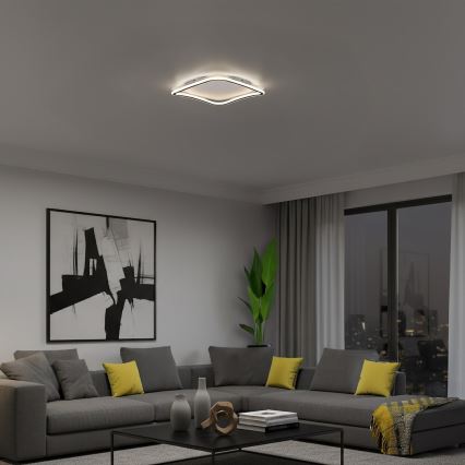 LED stropné svietidlo CALI LED/30W/230V 40x40 cm čierna