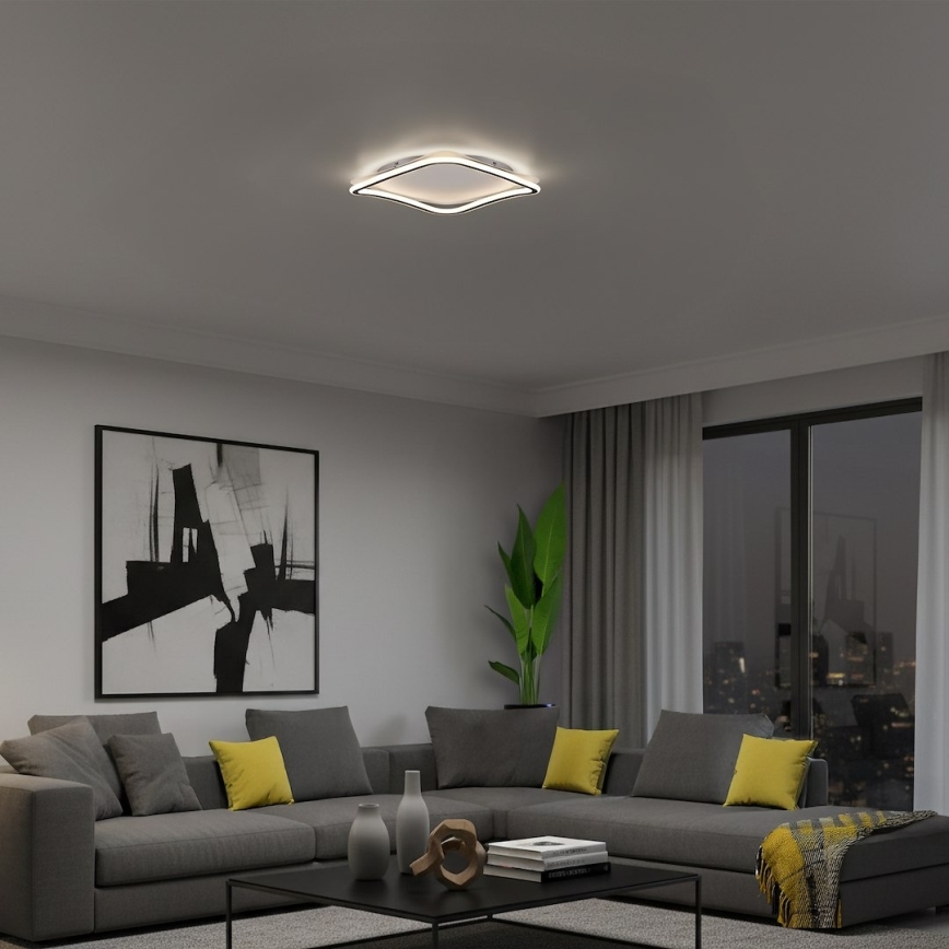 LED stropné svietidlo CALI LED/30W/230V 40x40 cm čierna