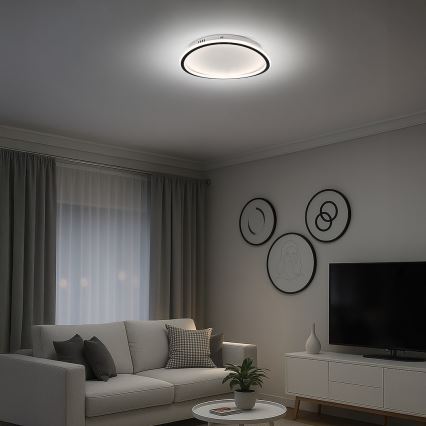 LED stropné svietidlo CALI LED/30W/230V pr. 40 cm čierna