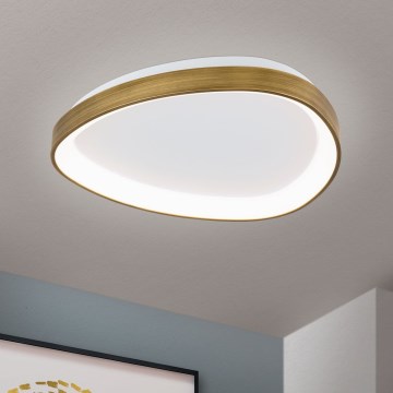 LED Stropné svietidlo CHARLIE LED/35W/230V pr. 45 cm zlatá