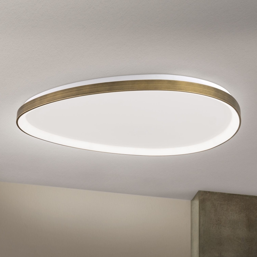 LED Stropné svietidlo CHARLIE LED/72W/230V pr. 80 cm zlatá