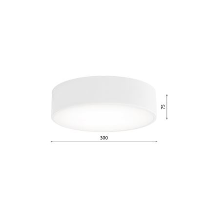 LED Stropné svietidlo CLEO LED/24W/230V 3000K pr. 30 cm biela