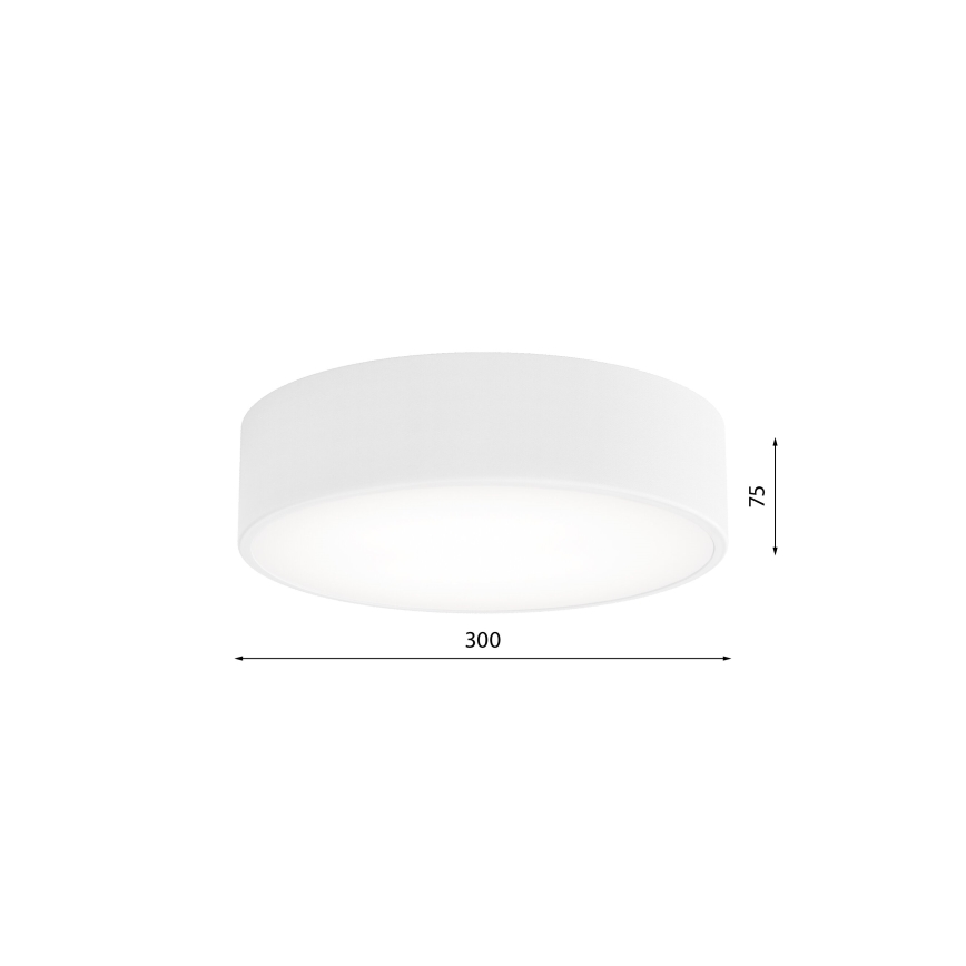 LED Stropné svietidlo CLEO LED/24W/230V 3000K pr. 30 cm biela