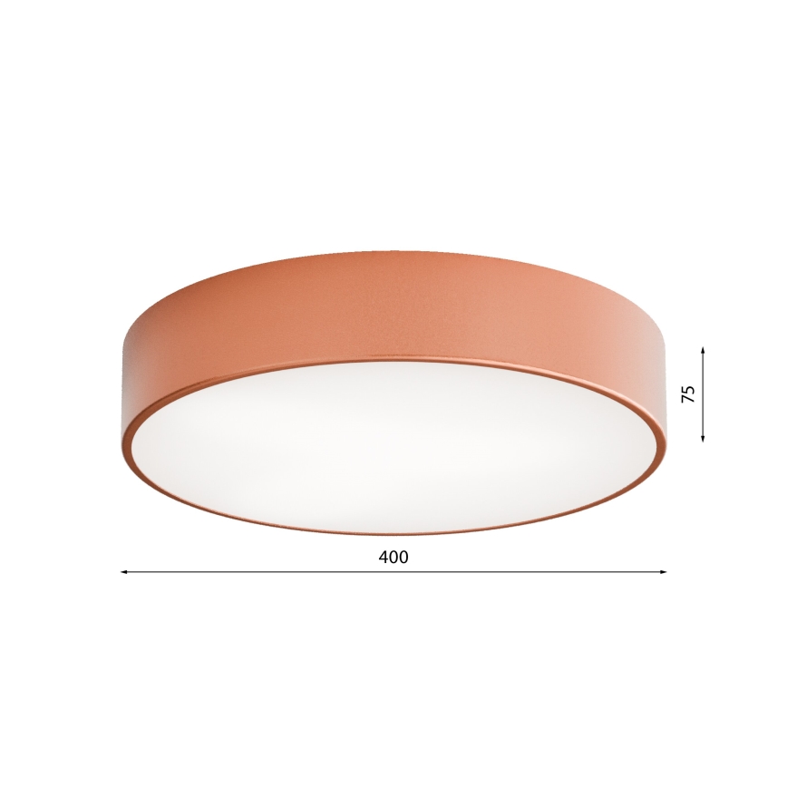 LED Stropné svietidlo CLEO LED/43W/230V 4000K pr. 40 cm medená