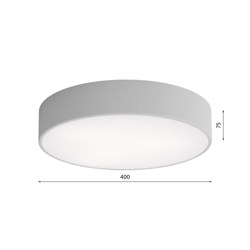 LED Stropné svietidlo CLEO LED/43W/230V 4000K pr. 40 cm šedá