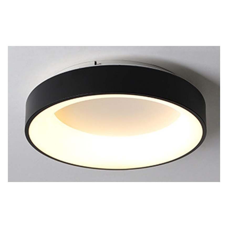 LED stropné svietidlo DRAX LED/32W/230V 3000-6000K priemer 38 cm čierne