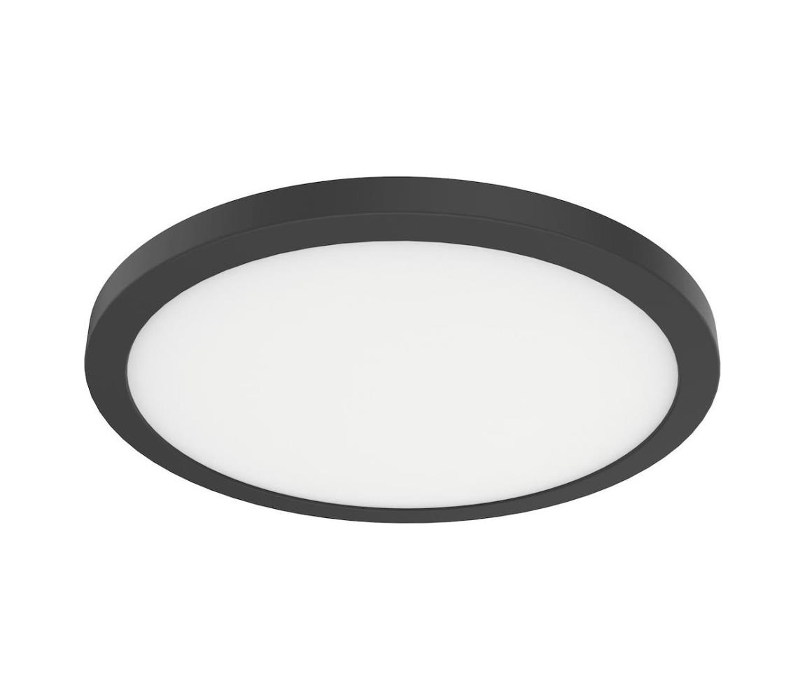 LED stropné svietidlo EVORA LED/18W/230V 3000/4000/6000K priemer 22,5 cm čierna ML1790