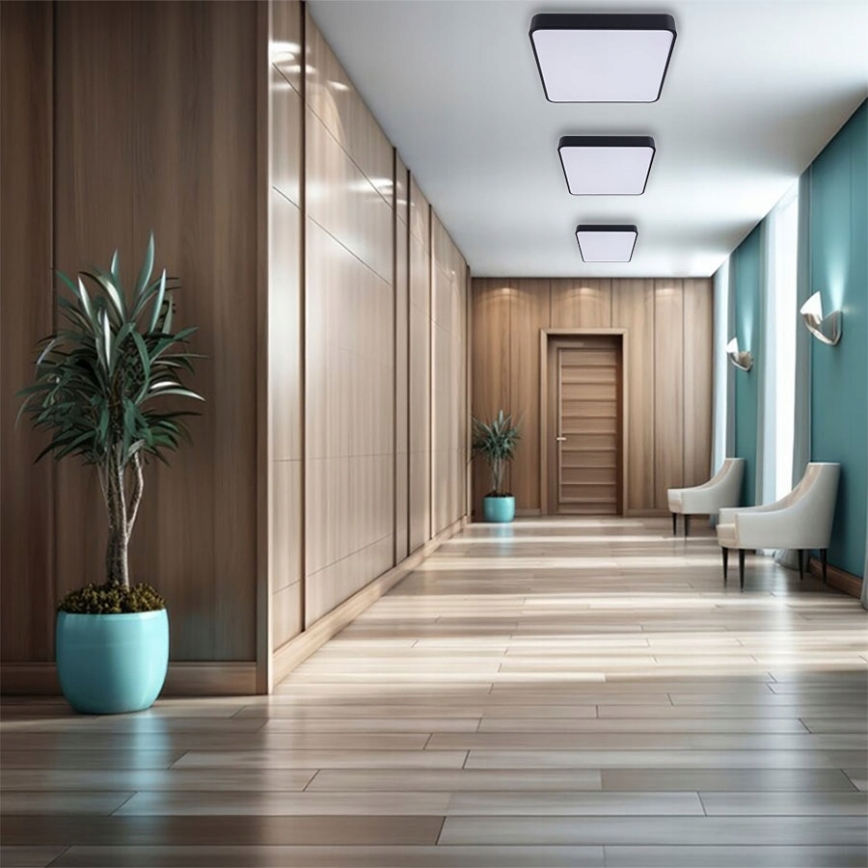 LED Stropné svietidlo FELIZ LED/50W/230V 4000K 40x60 cm čierna