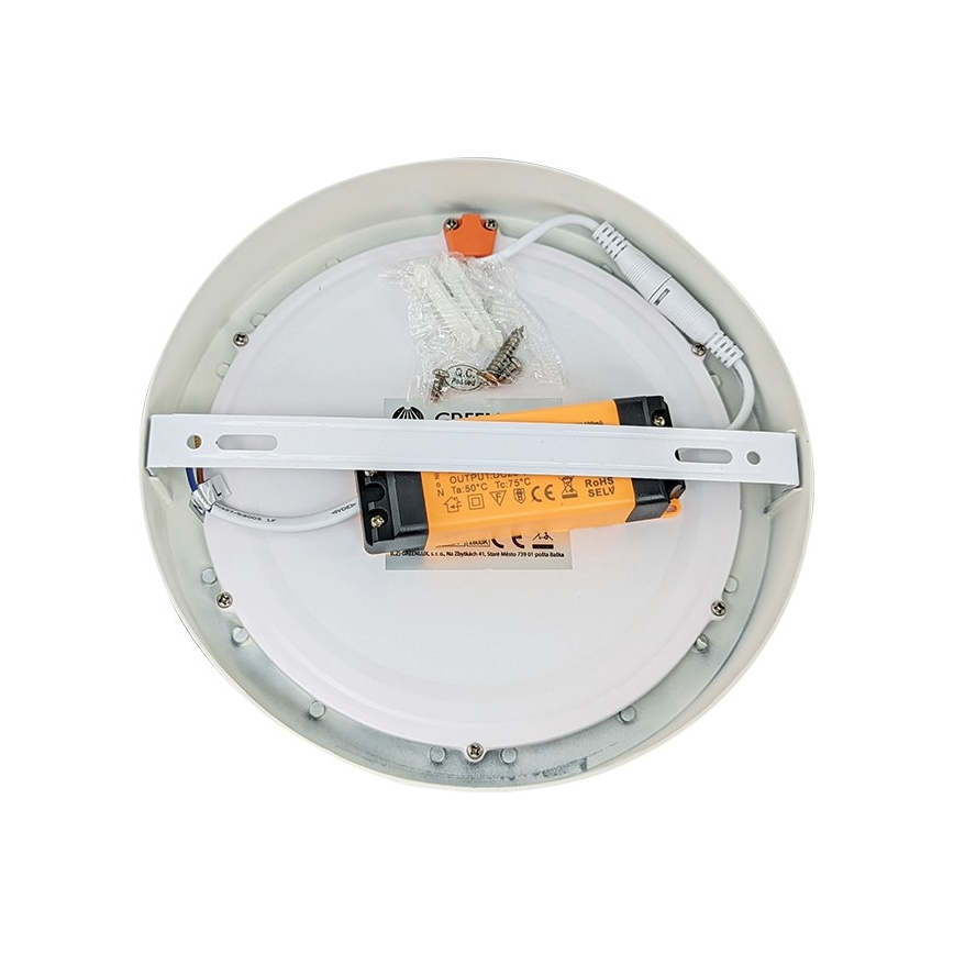 LED Stropné svietidlo FENIX LED/12W/230V 2800K pr. 17 cm