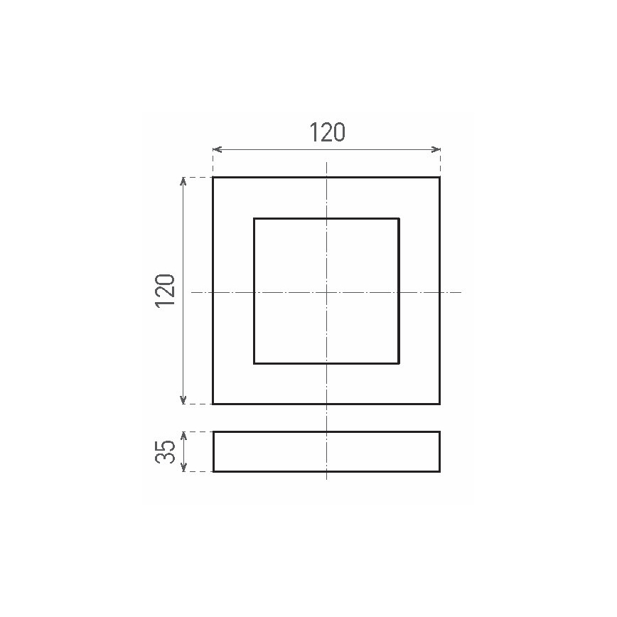 LED Stropné svietidlo FENIX LED/6W/230V 3800K 12 cm