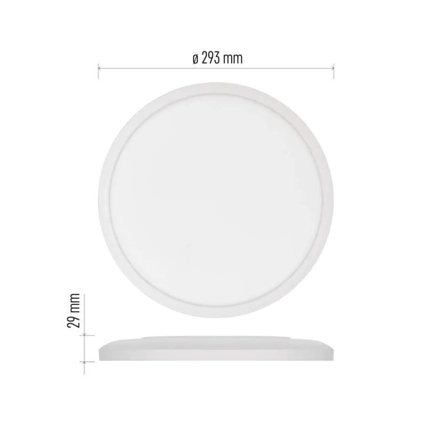 LED Stropné svietidlo FLORI LED/18W/230V 4000K biela pr. 29 cm