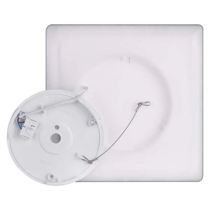 LED Stropné svietidlo FLORI LED/18W/230V 4000K čierna 29x29 cm