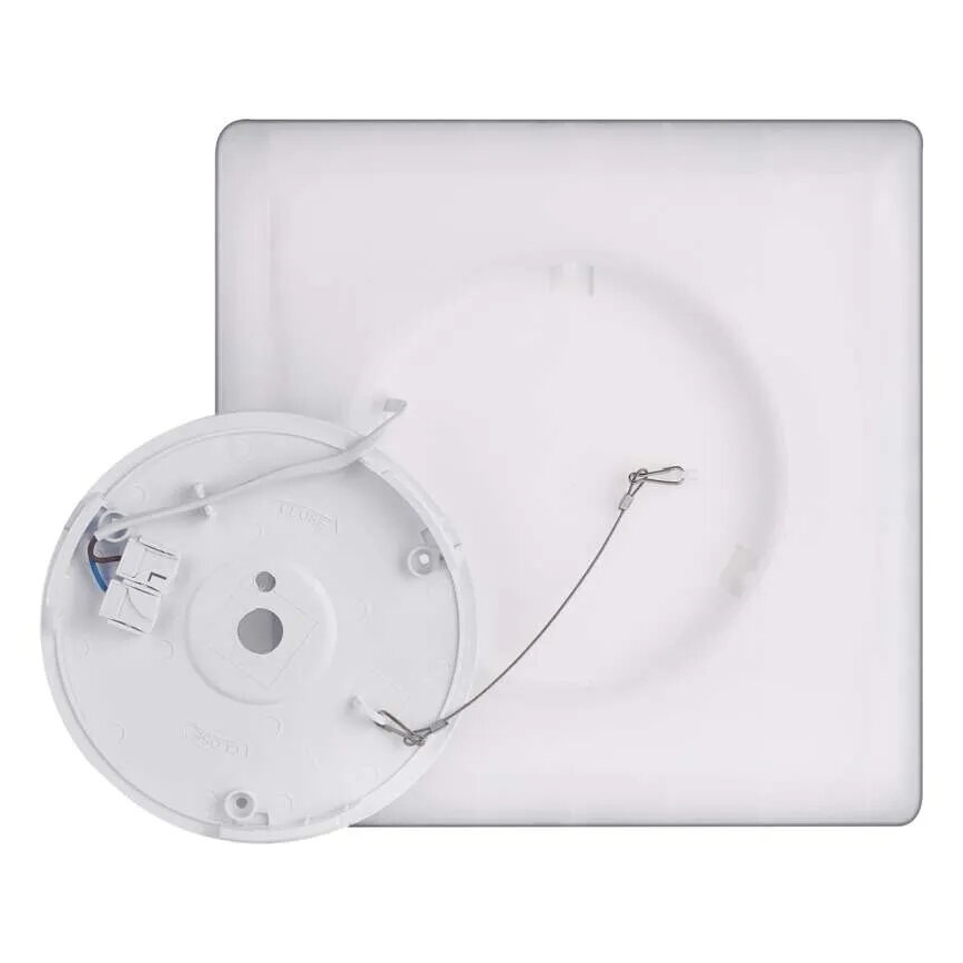 LED Stropné svietidlo FLORI LED/18W/230V 4000K čierna 29x29 cm