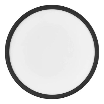 LED Stropné svietidlo FLORI LED/18W/230V 4000K čierna pr. 29 cm