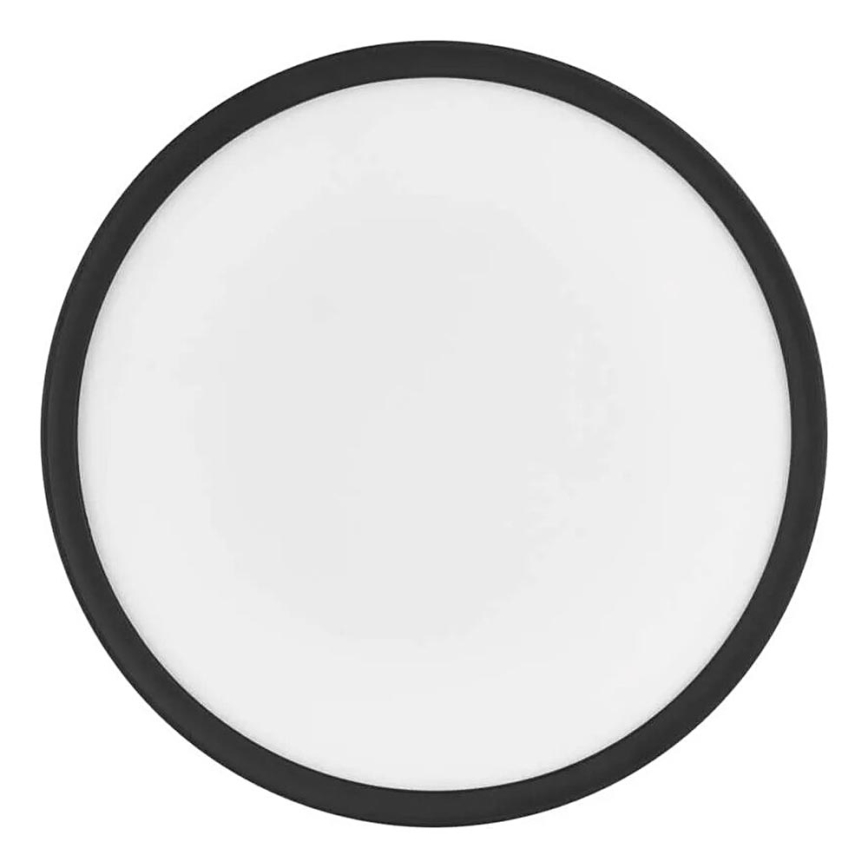 LED Stropné svietidlo FLORI LED/18W/230V 4000K čierna pr. 29 cm