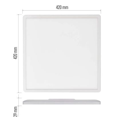 LED Stropné svietidlo FLORI LED/22W/230V 4000K biela 42x42 cm