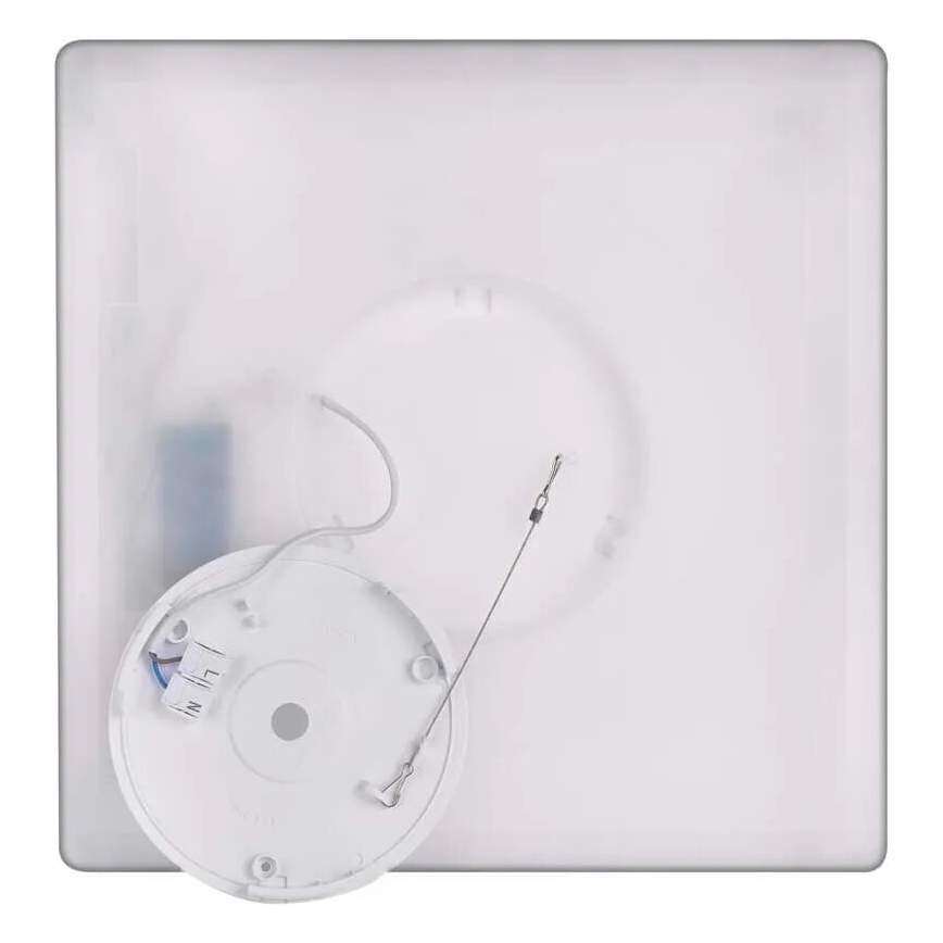 LED Stropné svietidlo FLORI LED/22W/230V 4000K čierna 42x42 cm
