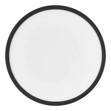 LED Stropné svietidlo FLORI LED/22W/230V 4000K čierna pr. 42 cm