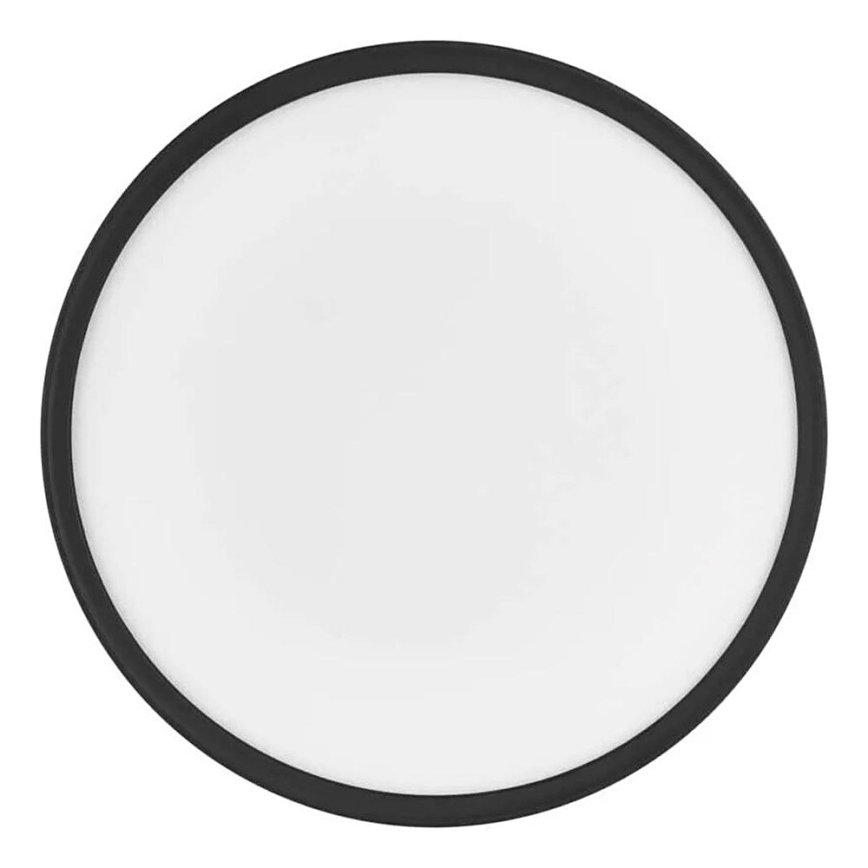 LED Stropné svietidlo FLORI LED/22W/230V 4000K čierna pr. 42 cm