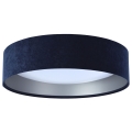 LED Stropné svietidlo GALAXY 1xLED/24W/230V pr. 44 cm modrá/strieborná