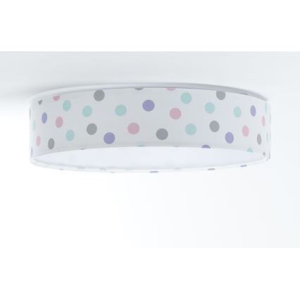 LED Detské stropné svietidlo GALAXY KIDS LED/24W/230V bodky pestrofarebná