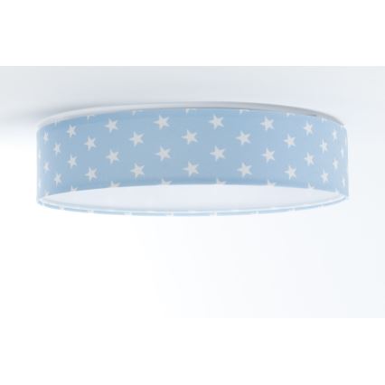 LED Detské stropné svietidlo GALAXY KIDS LED/24W/230V hviezdičky modrá/biela