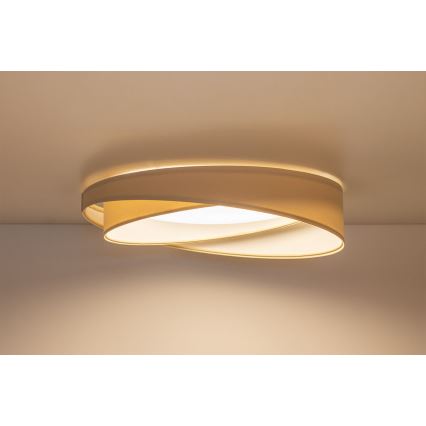 LED stropné svietidlo GALAXY MODERN LED/24W/230V pr. 55 cm krémová/biela