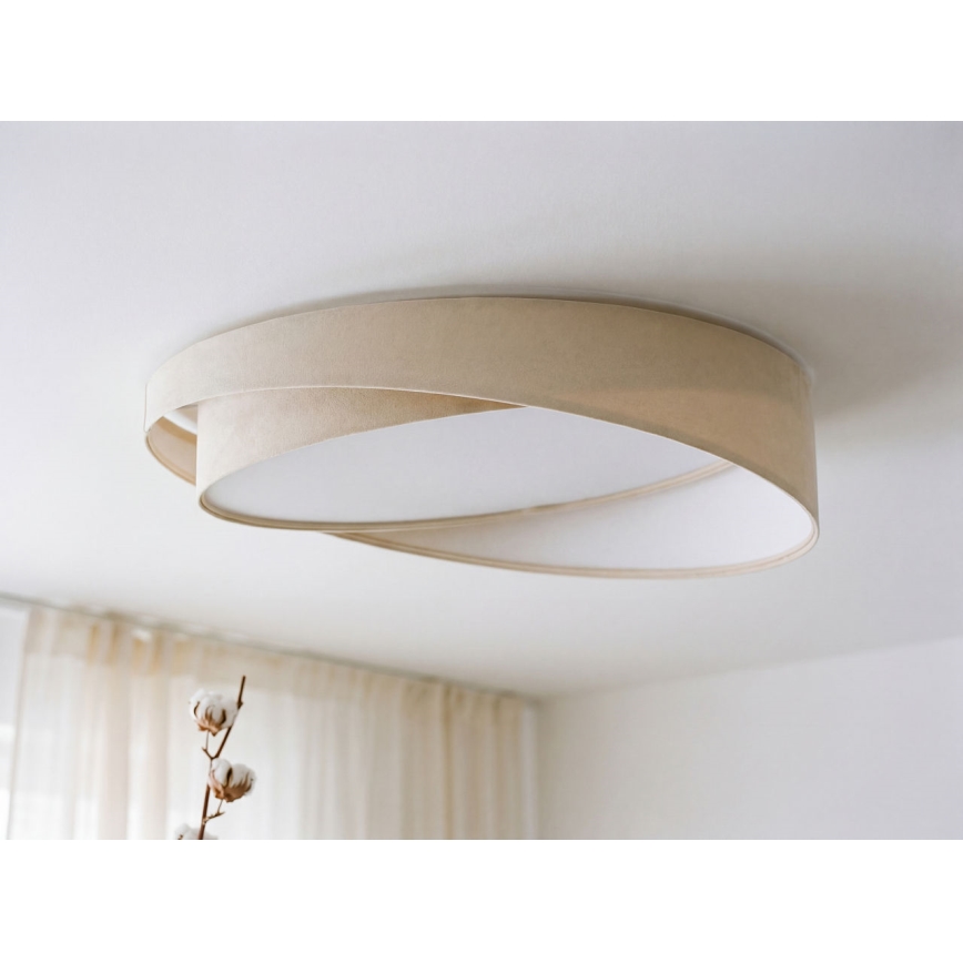 LED stropné svietidlo GALAXY MODERN LED/24W/230V pr. 55 cm krémová/biela