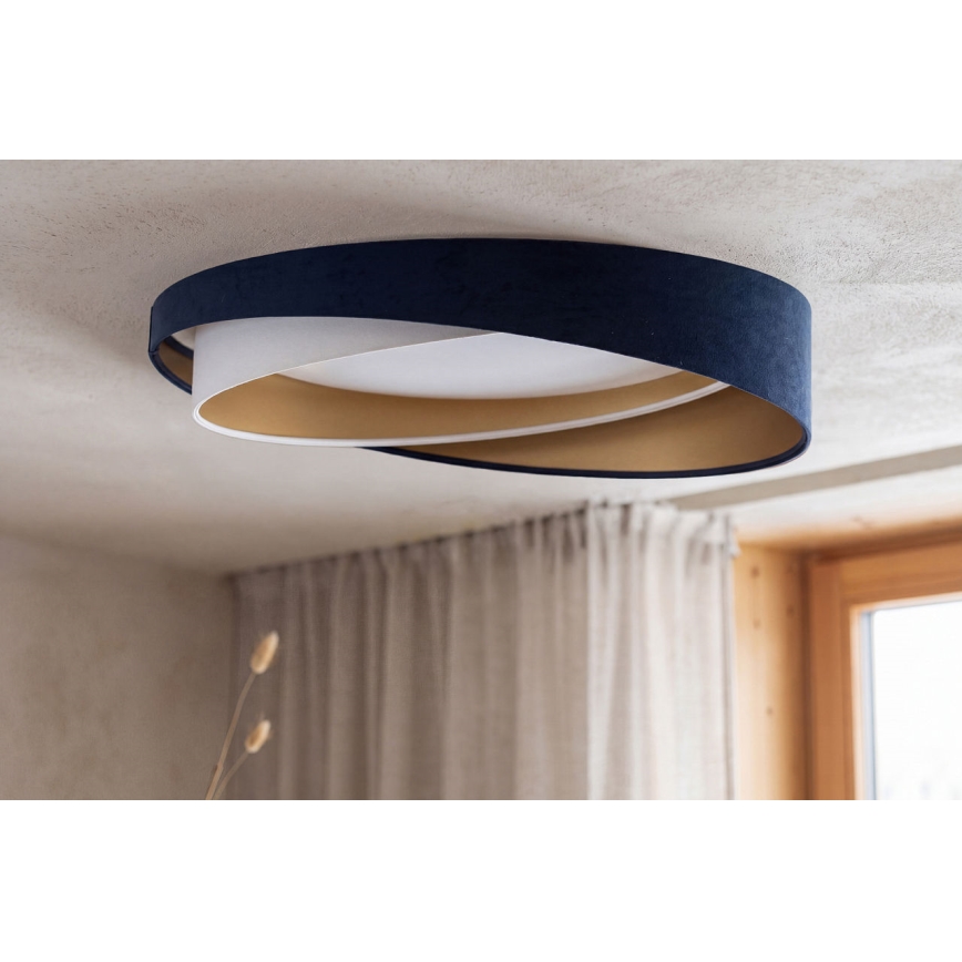 LED stropné svietidlo GALAXY MODERN LED/24W/230V pr. 55 cm modrá/biela/zlatá