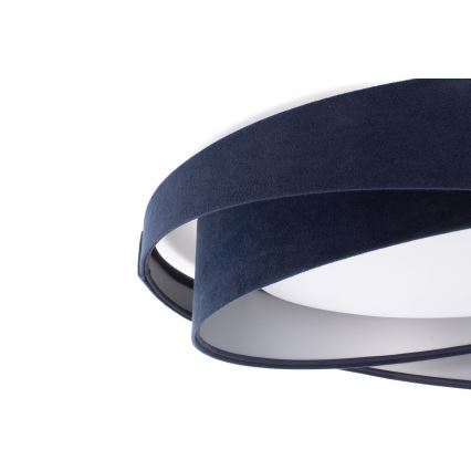 LED stropné svietidlo GALAXY MODERN LED/24W/230V pr. 55 cm modrá/strieborná