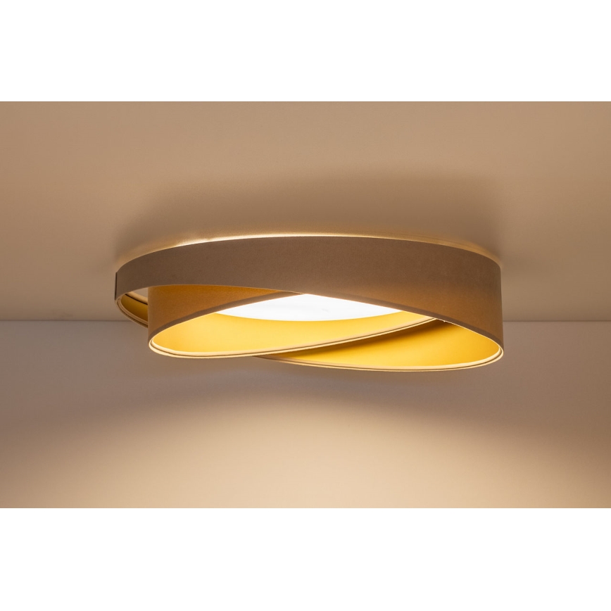 LED stropné svietidlo GALAXY MODERN LED/24W/230V priemer 55 cm béžová/zlatá