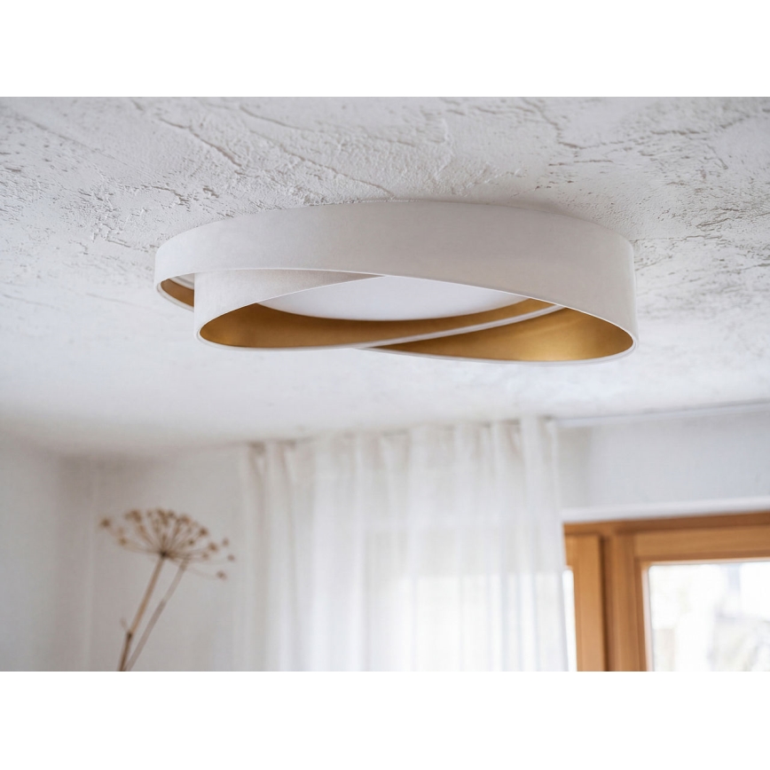 LED stropné svietidlo GALAXY MODERN LED/24W/230V priemer 55 cm biela/zlatá