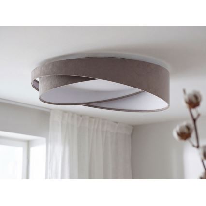 LED stropné svietidlo GALAXY MODERN LED/24W/230V priemer 55 cm šedá/biela