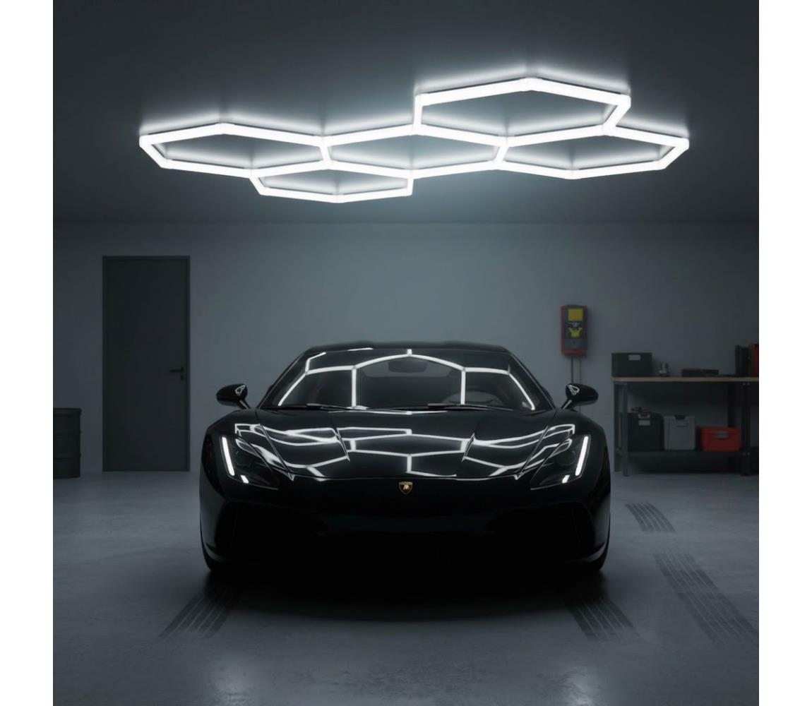 LED stropné svietidlo HEXLINE LED/216W/230V 6500K 208x300 cm biela 004995