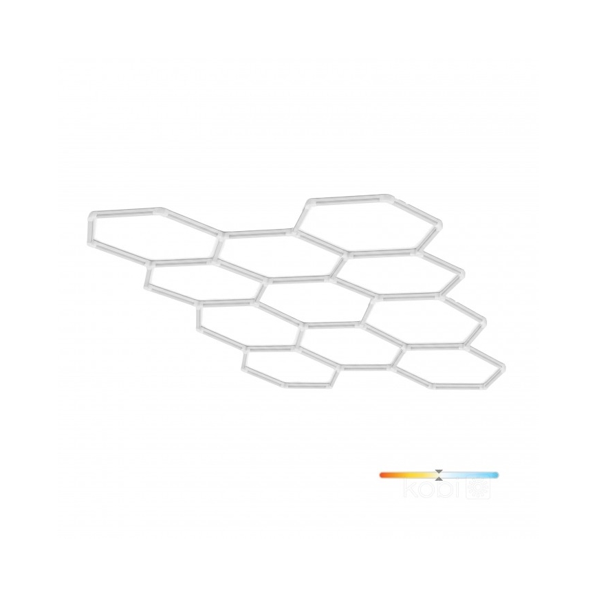 LED stropné svietidlo HEXLINE LED/513W/230V 4000K 300x516 cm biela