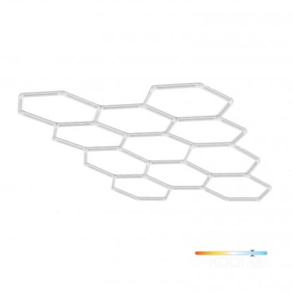 LED stropné svietidlo HEXLINE LED/513W/230V 6500K 300x516 cm biele